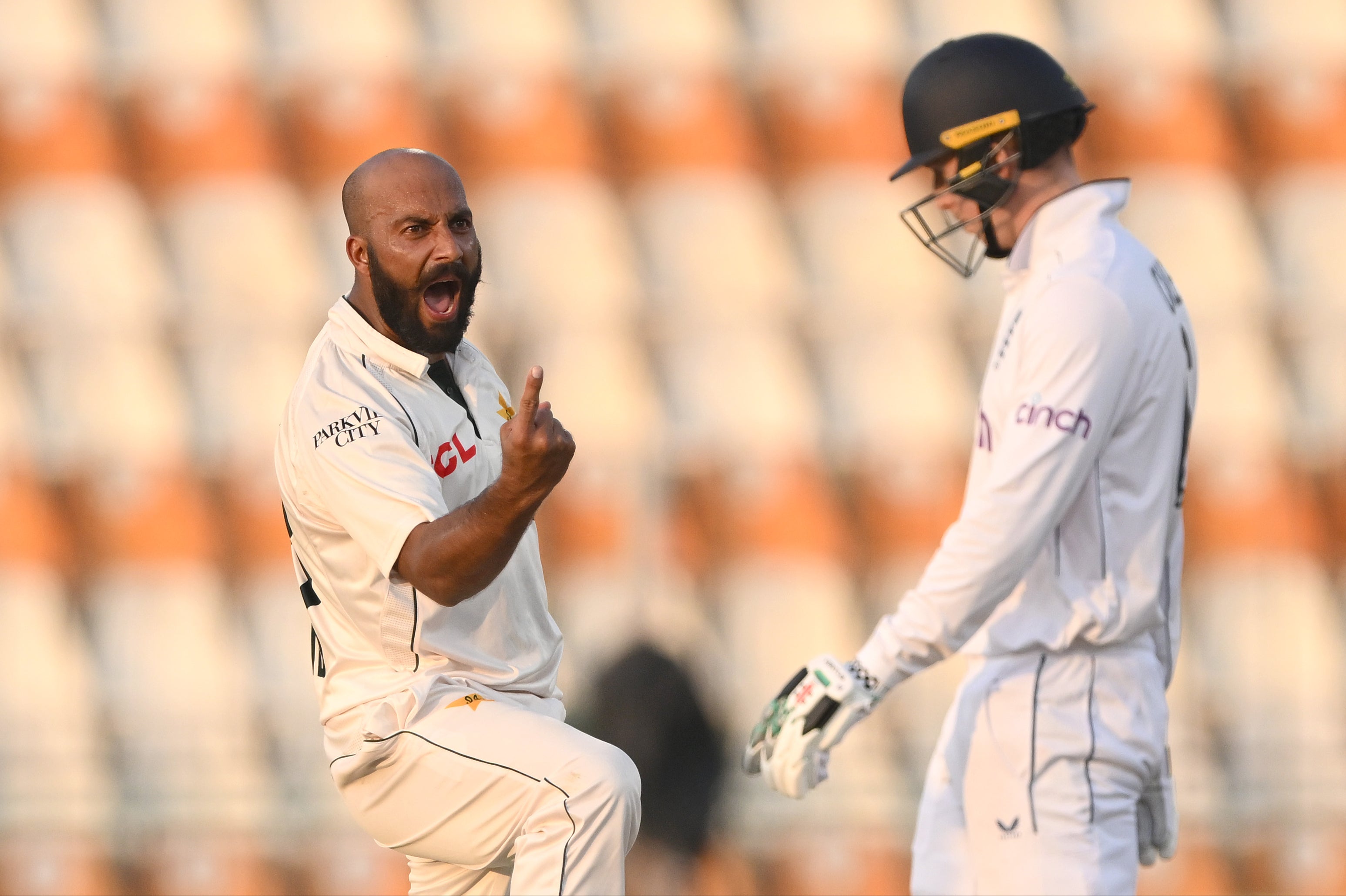 Off-spinner Sajid Khan took a seven-for to leave Pakistan in control of the second Test