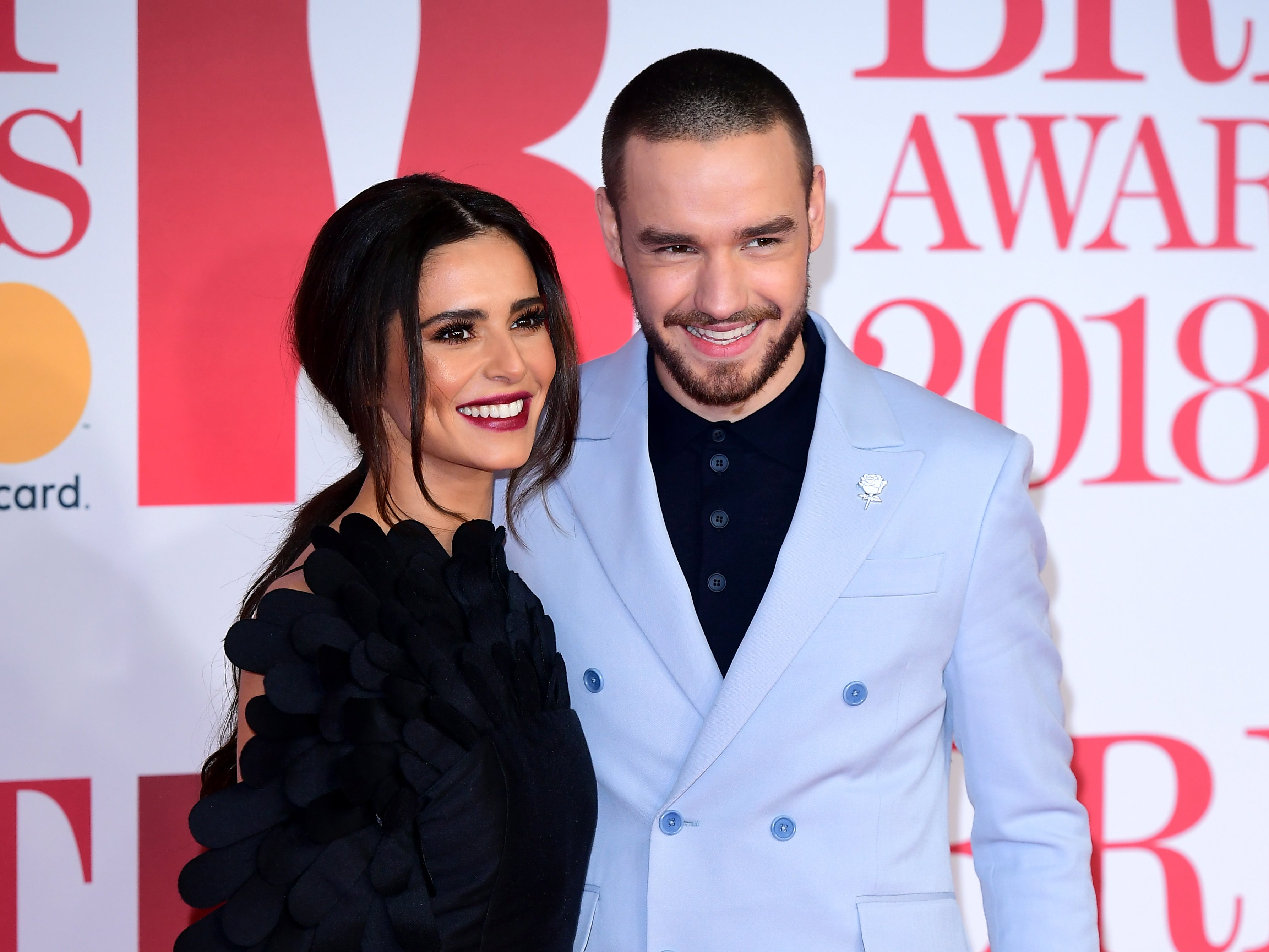 Cheryl and Liam Payne at the Brit Awards 2018