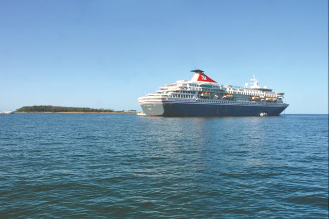 <p>Date line: Balmoral, part of the Fred Olsen fleet </p>