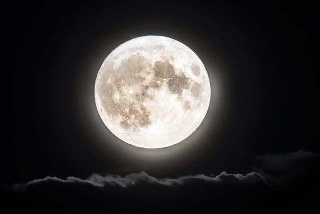 This month’s full moon is known as the Hunter’s Moon (Danny Lawson/PA)