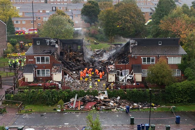 The explosion happened in the early hours of Wednesday morning (Owen Humphreys/PA)