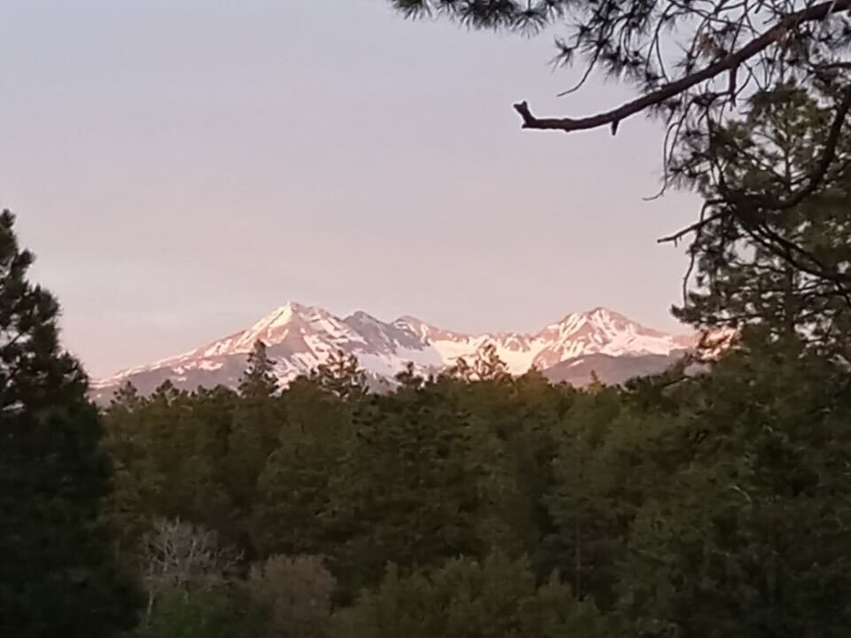 A view of the Chicken Creek area, near to Mancos, in Colorado, where a dispute over boundaries is taking place