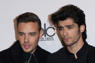 Liam Payne en Zayn Malik waren aanwezig bij de American Music Awards in 2014