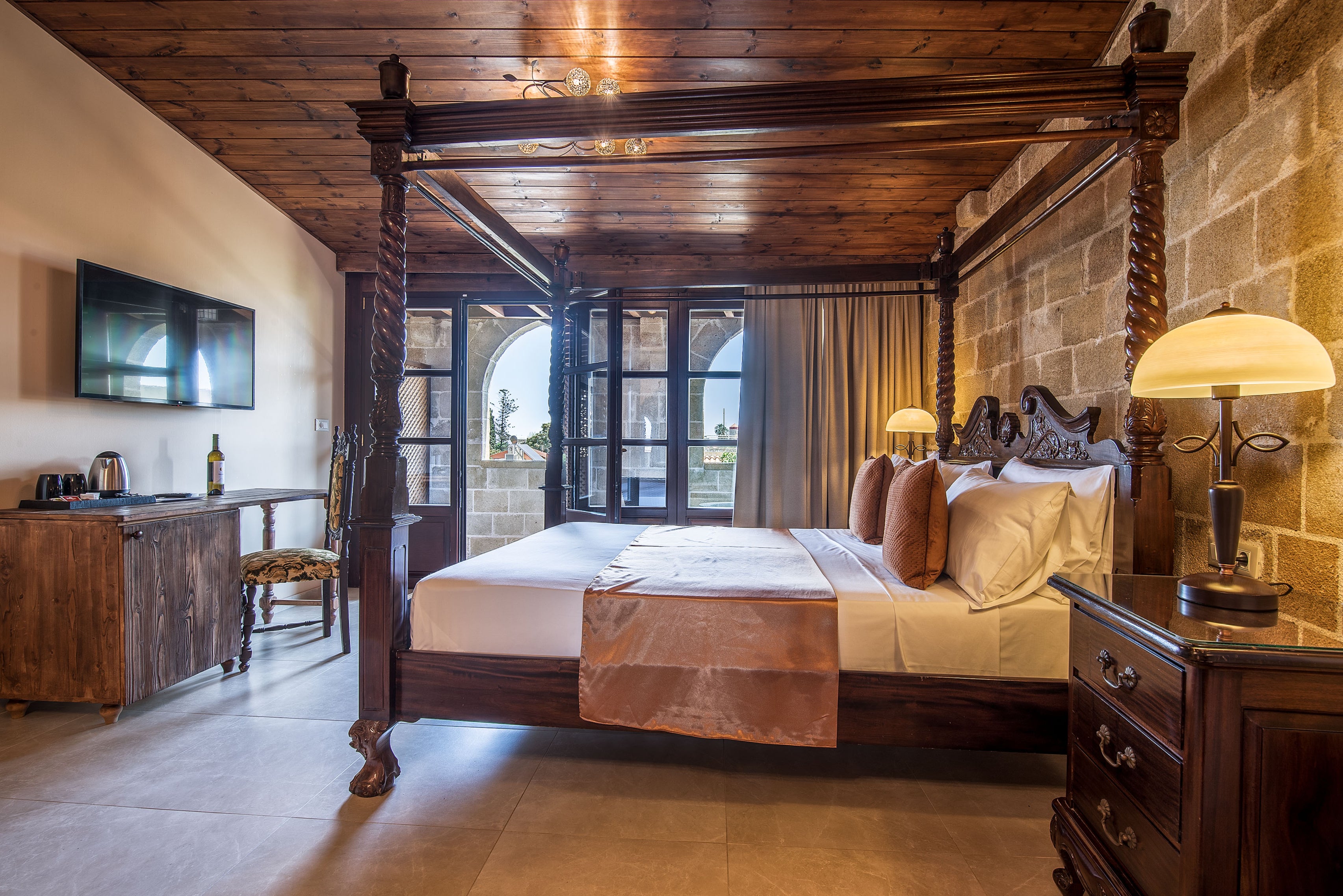 Stay in the heart of the historical action in the medieval Old Town