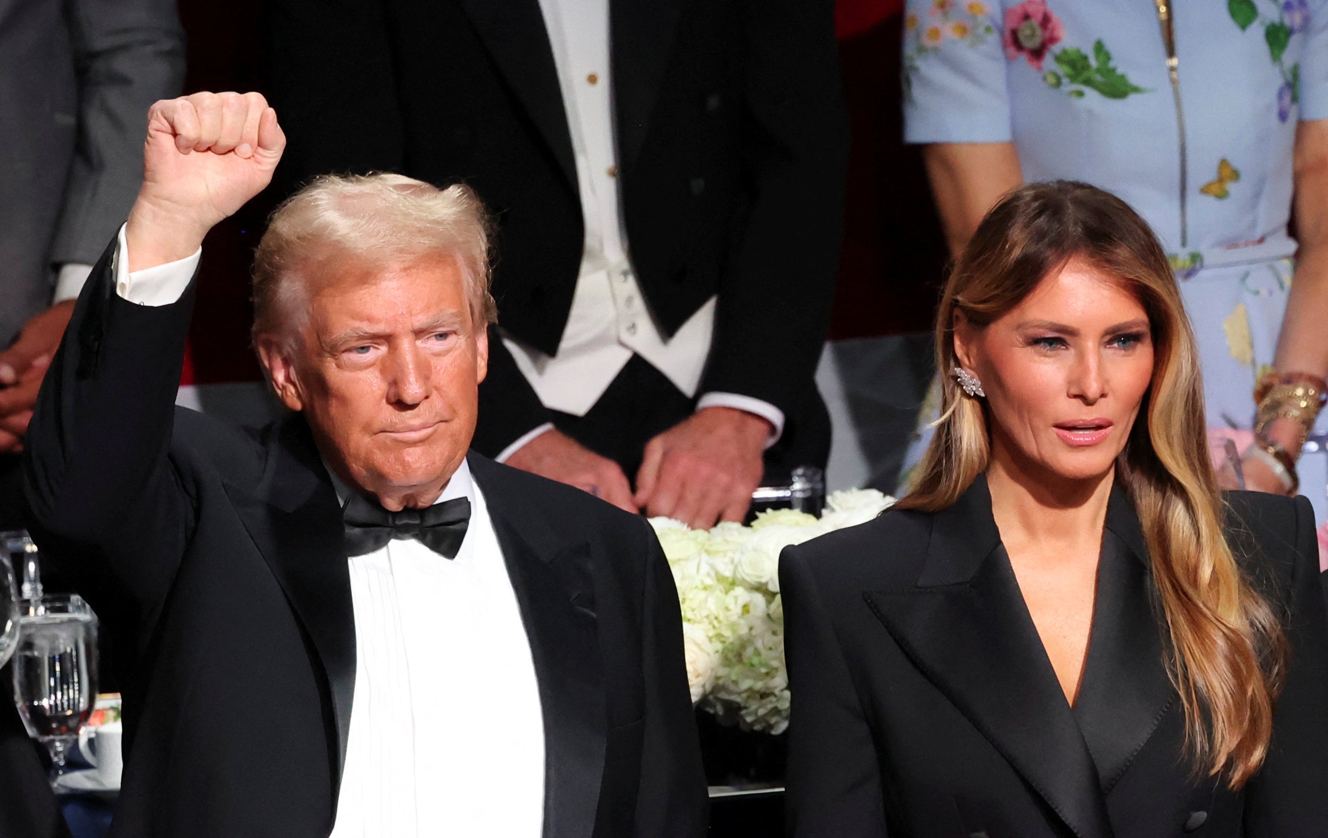 Melania Trump has been largely absent from the campaign trail this year, making the Al Smith charity dinner alongside her husband a rare public appearance