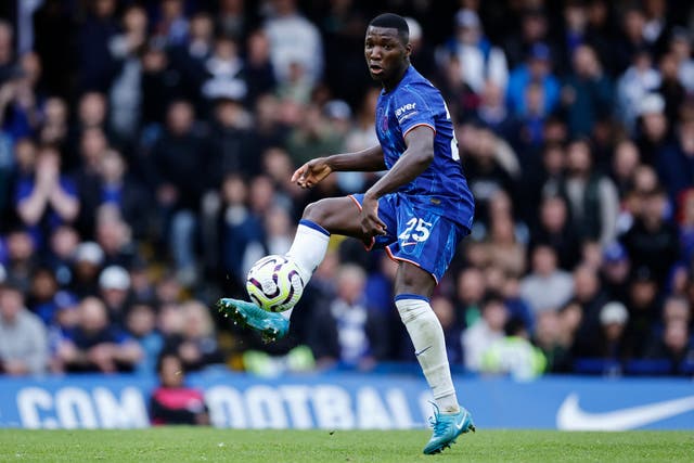 <p>Moises Caicedo has found form this season for Chelsea</p>