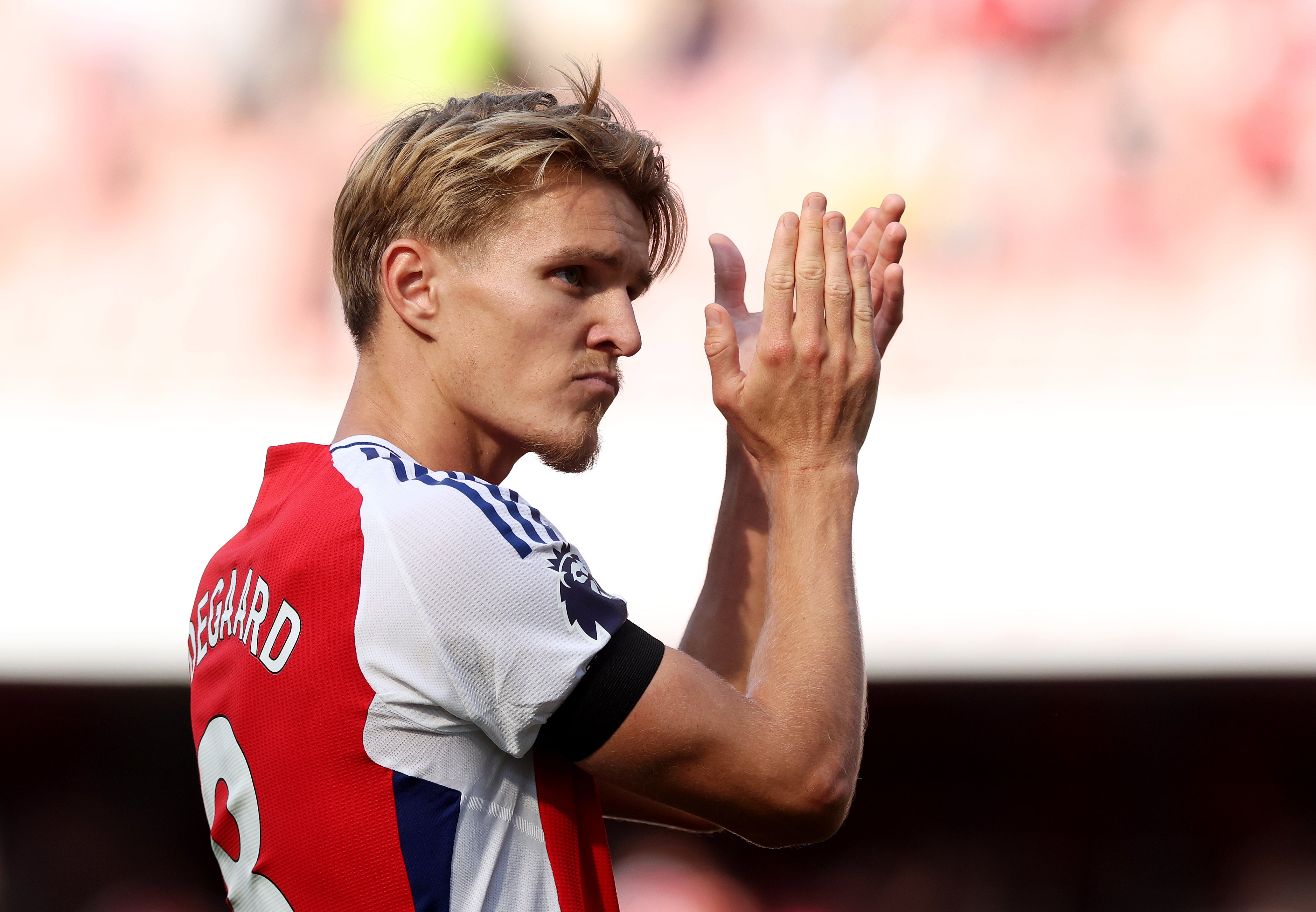 Arsenal captain Martin Odegaard