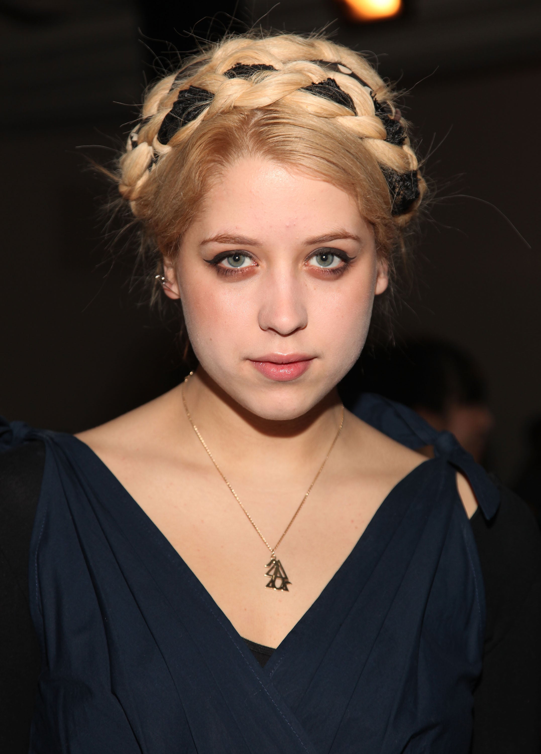 Peaches Geldof pictured at the 2010 Jeremy Scott autumn fashion show
