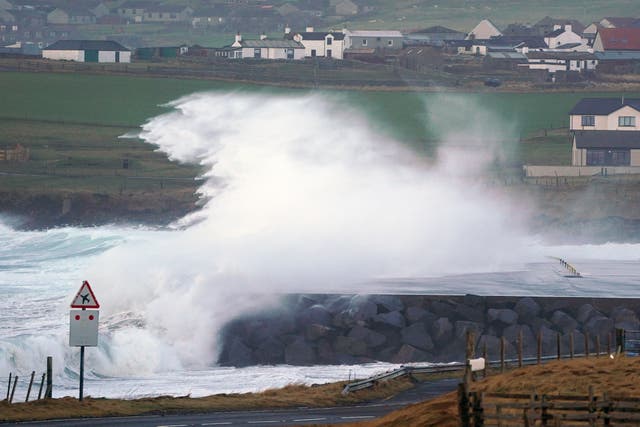 A yellow weather warning for wind has been issued by the Met Office for Scotland (Andrew Milligan/PA Wire)