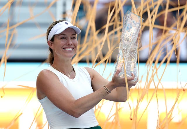 <p>Collins won the Miami Open after announcing 2024 would be her final season</p>