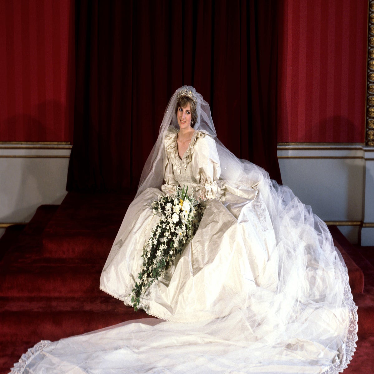 who designed princess diana's wedding dress Inside The Emotional Moment Emma Corrin Tried On Princess Diana's Wedding  Dress