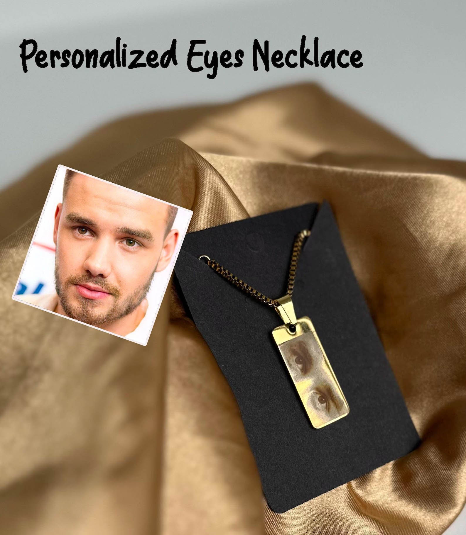 Liam Payne’s eyes are being sold on memorial necklaces.