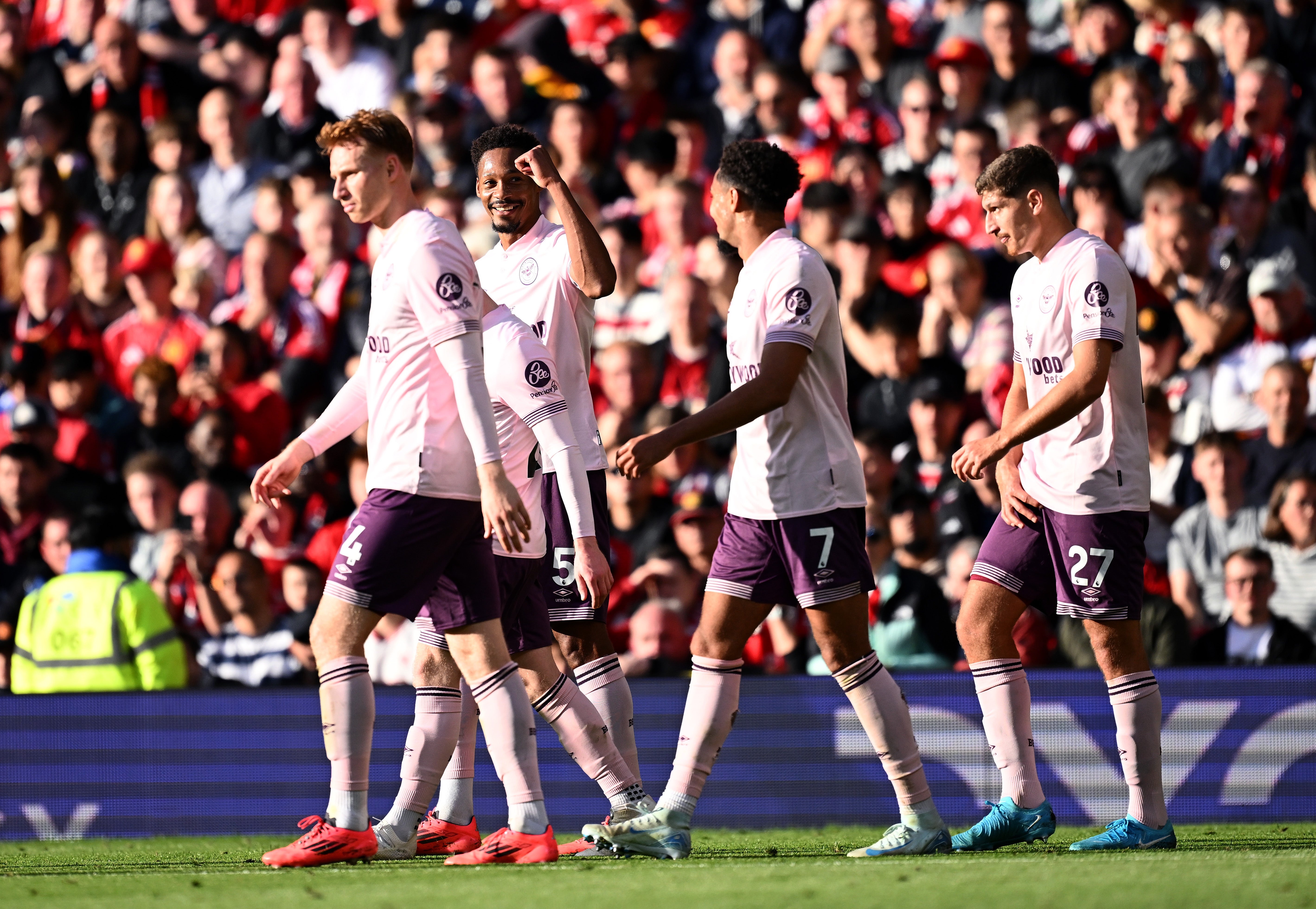 Ethan Pinnock stunned Old Trafford as Brentford took the lead