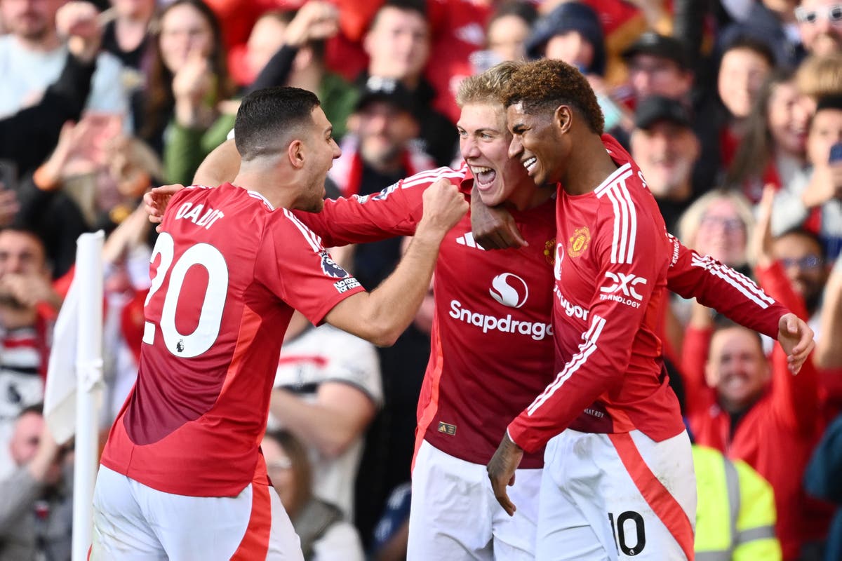 Hojlund fires Manchester United back in front after shock Brentford opener – live