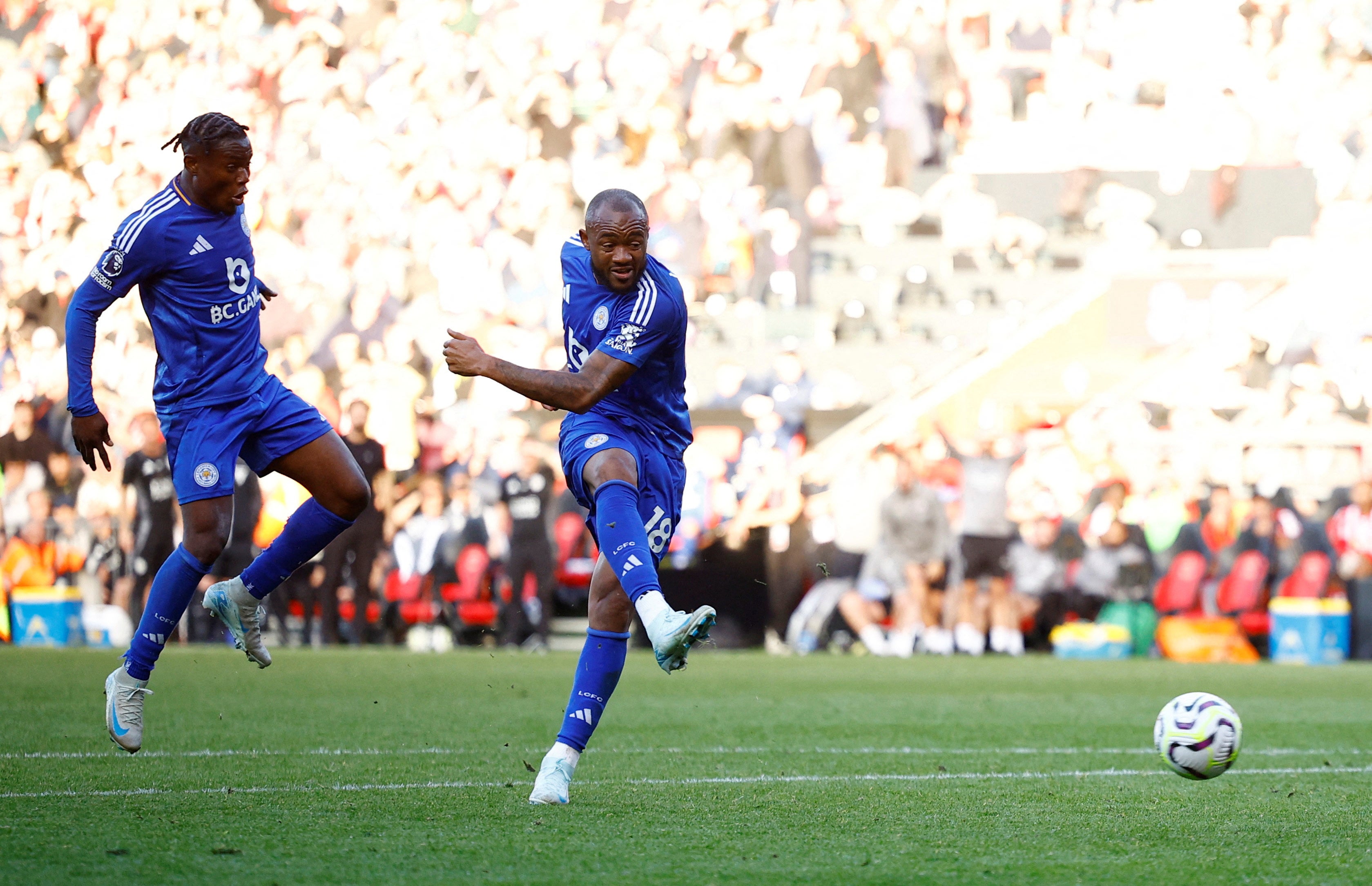 Jordan Ayew scored the winning goal late in stoppage time