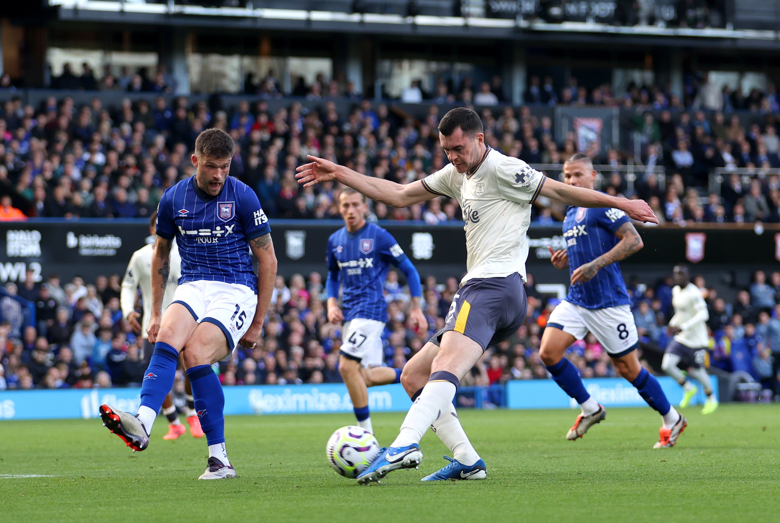 Michael Keane slotted in a superb second goal for Everton