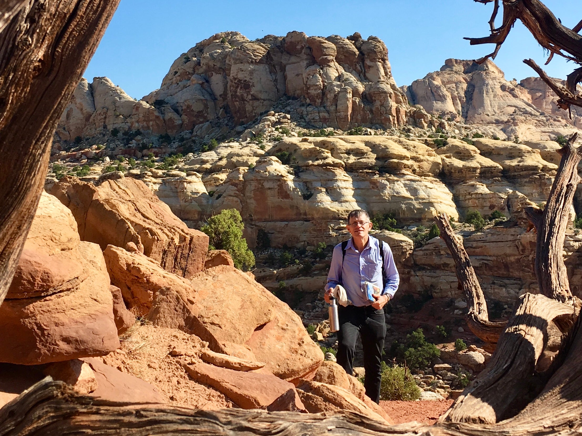 Ancient beauty: Simon Calder in the canyons of Utah