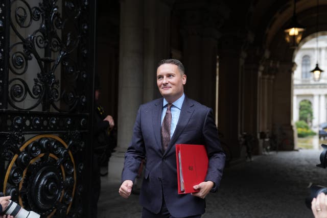 <p>Wes Streeting said the Government’s 10-year plan would turn the NHS ‘on its head’ (Ben Whitley/PA)</p>