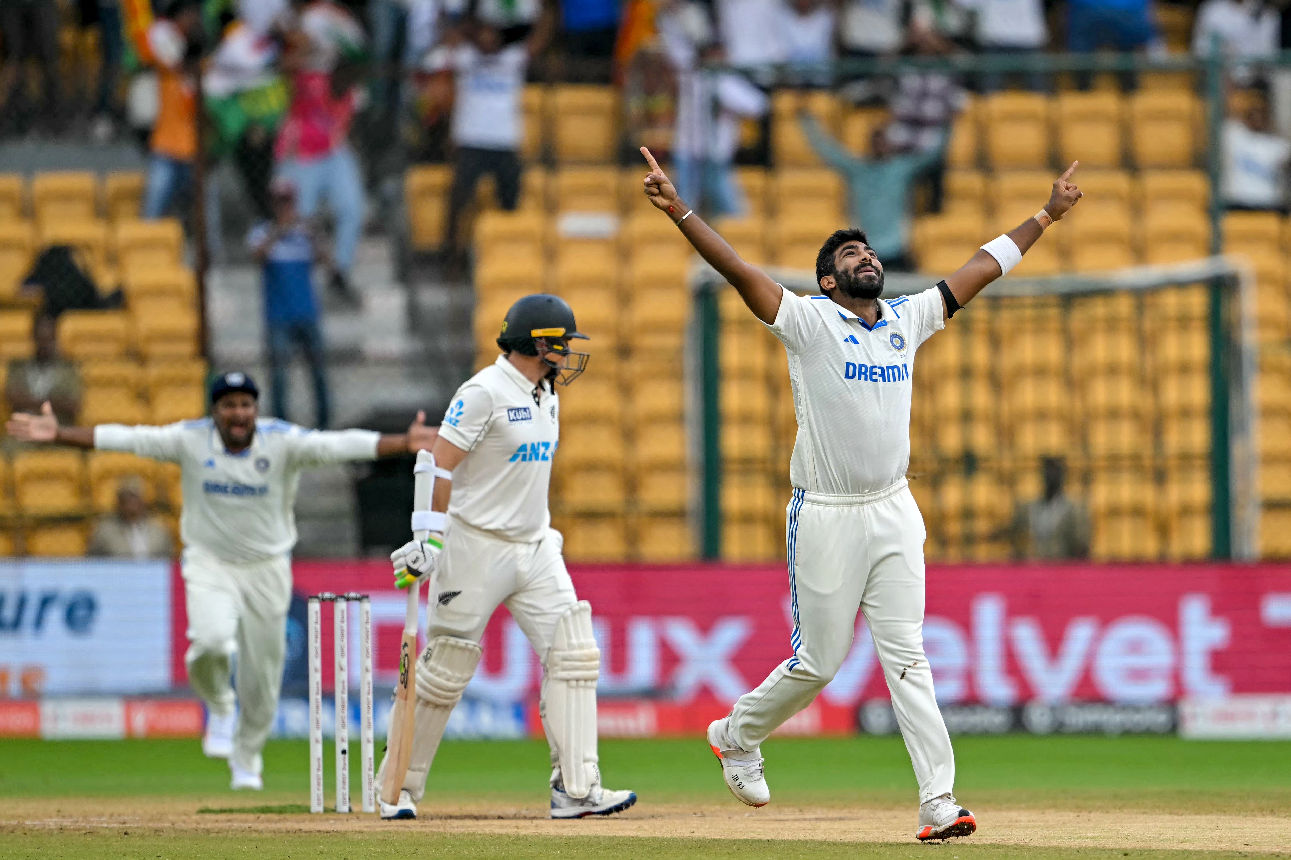 Jasprit Bumrah dismissed both openers in a superb spell but couldn’t swing the match India’s way