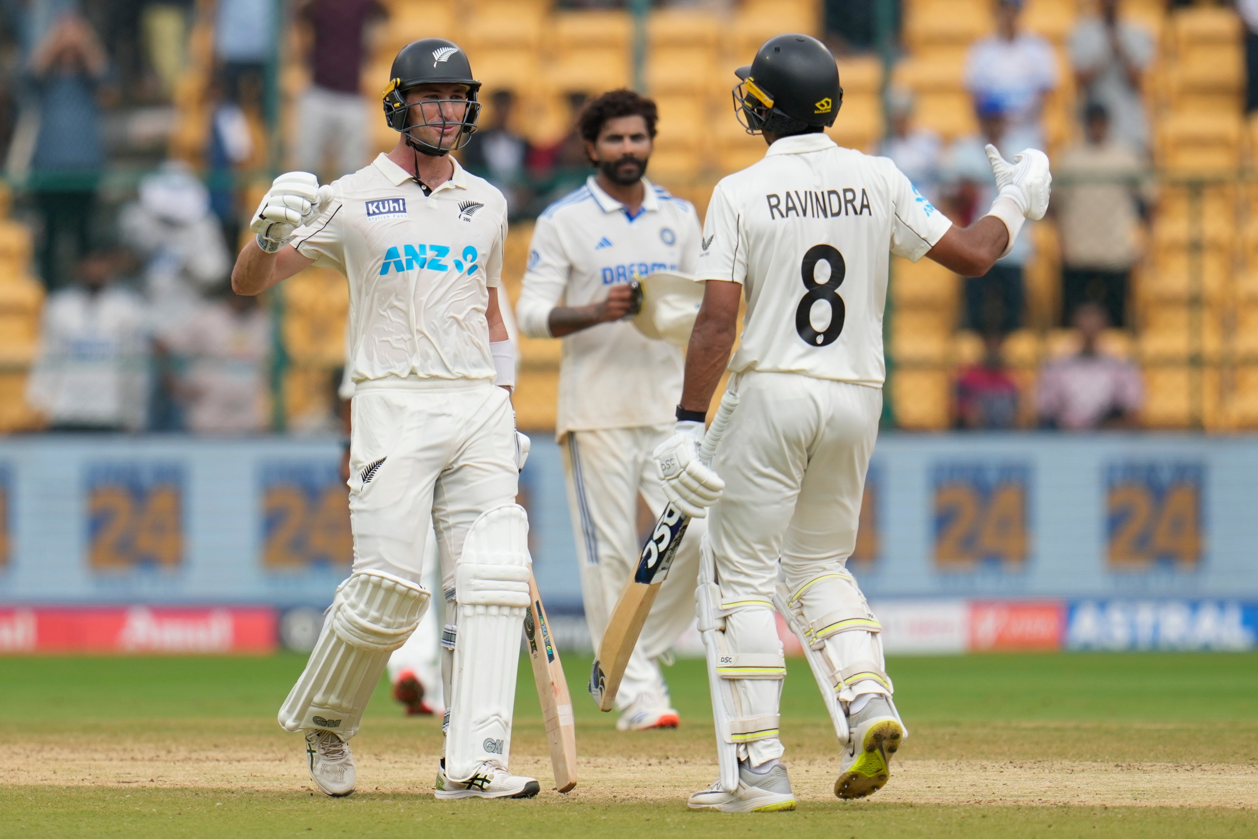 New Zealand secured their first win in India since 1988