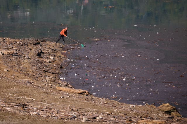 Bosnia Lake Waste