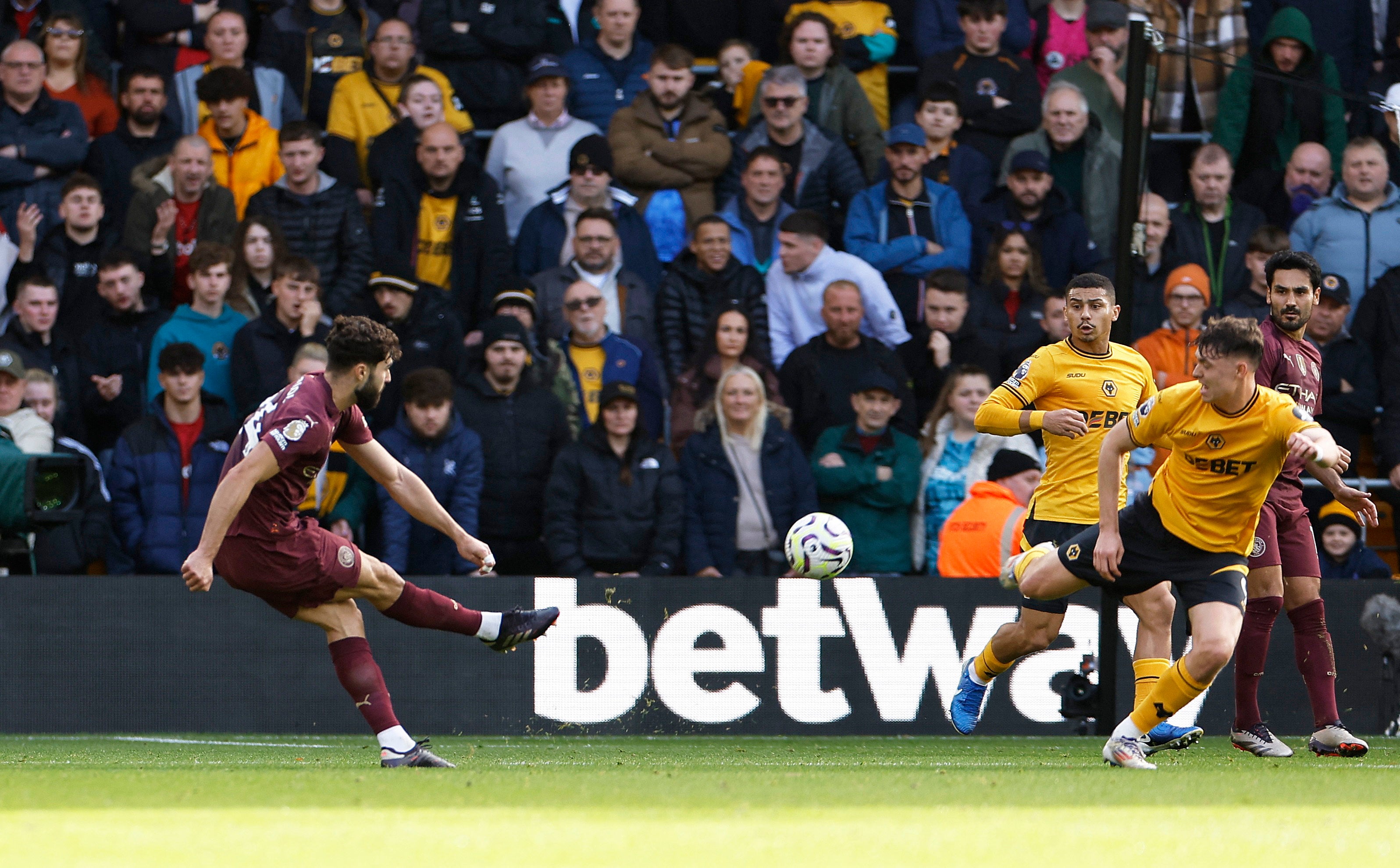 Josko Gvardiol’s strike ensured City equalised before the half-time break