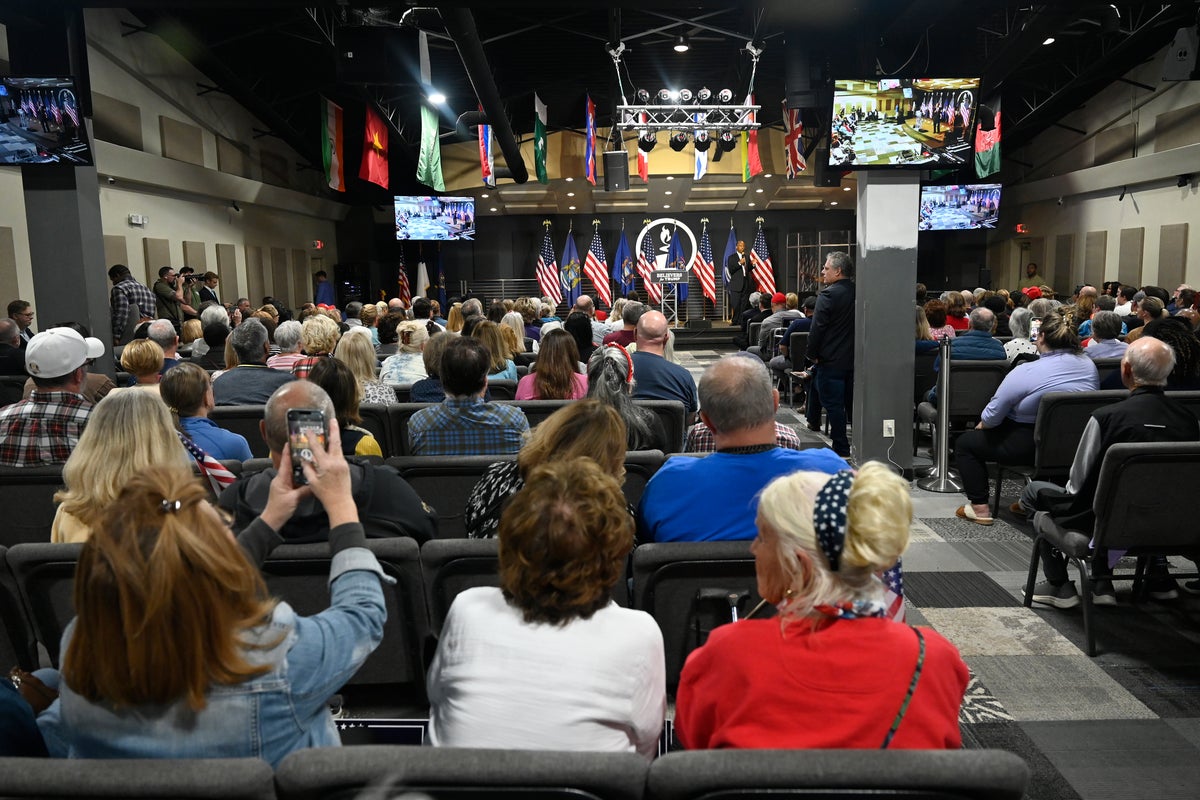 Trump boosts a hard-right Christian worldview that paints the election ...