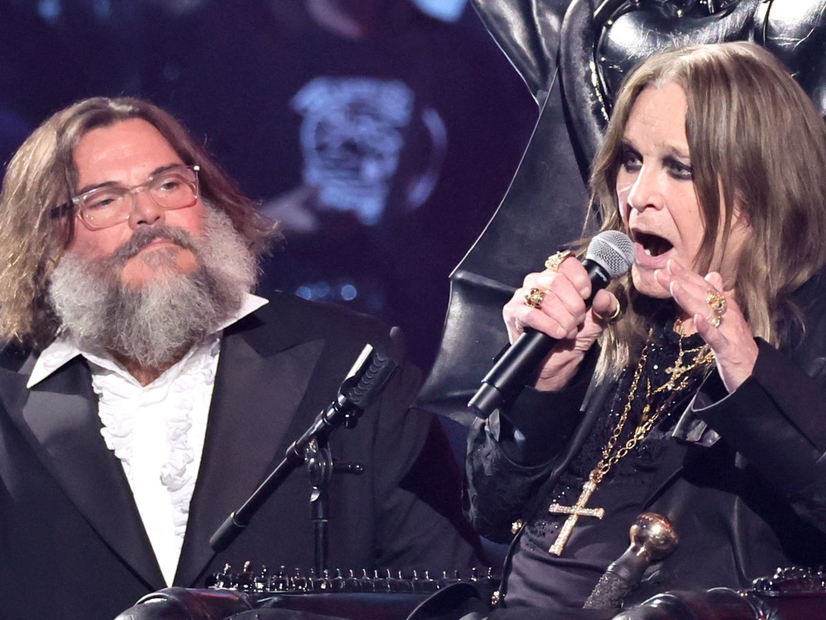 Jack Black calls Ozzy Osbourne 'the Jack Nicholson of rock' in Rock & Roll Hall of Fame induction | The Independent