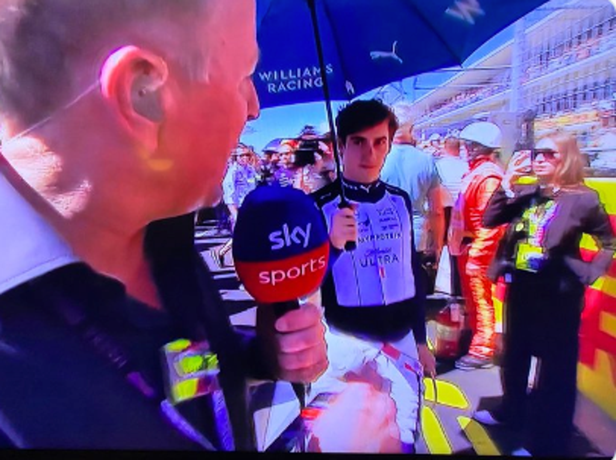 Martin Brundle brutally ignored by F1 rookie Franco Colapinto on grid walk