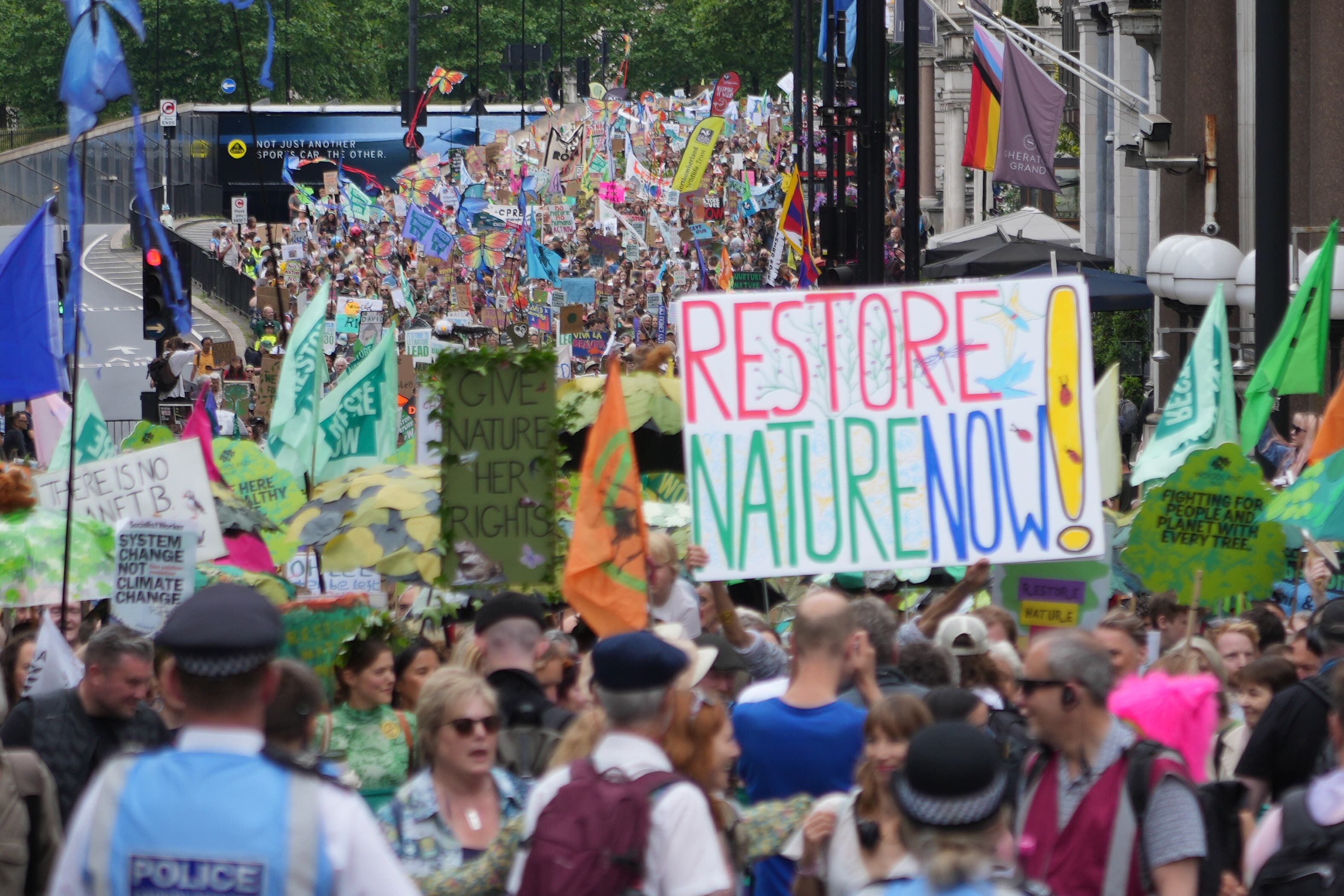 Countries are gathering in Colombia for negotiations over halting and reversing the global declines in nature (Jeff Moore/PA)