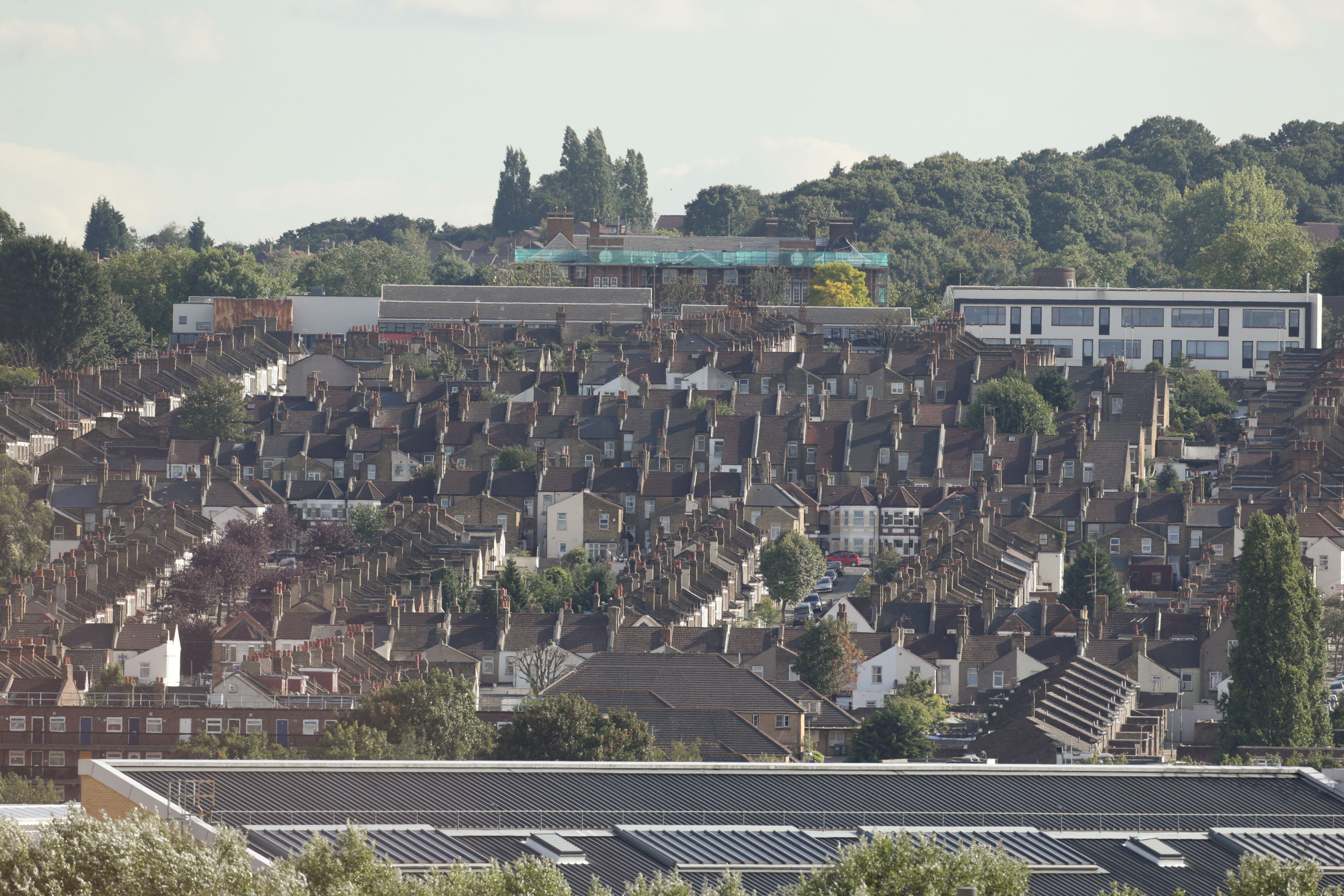 Houses in south east London (Yui Mok/PA)