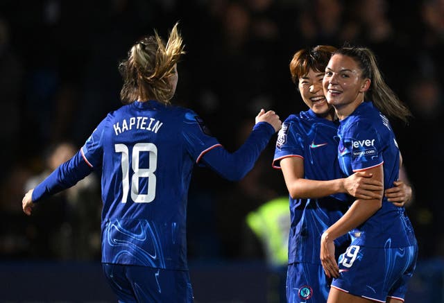 <p>Johanna Rytting Kaneryd scored twice in the 5-2 win </p>