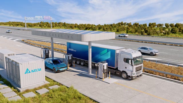 <p>A differing picture: Despite the slowdown in passenger EV sales, commercial electric vehicles and their infrastructure continue to grow</p>