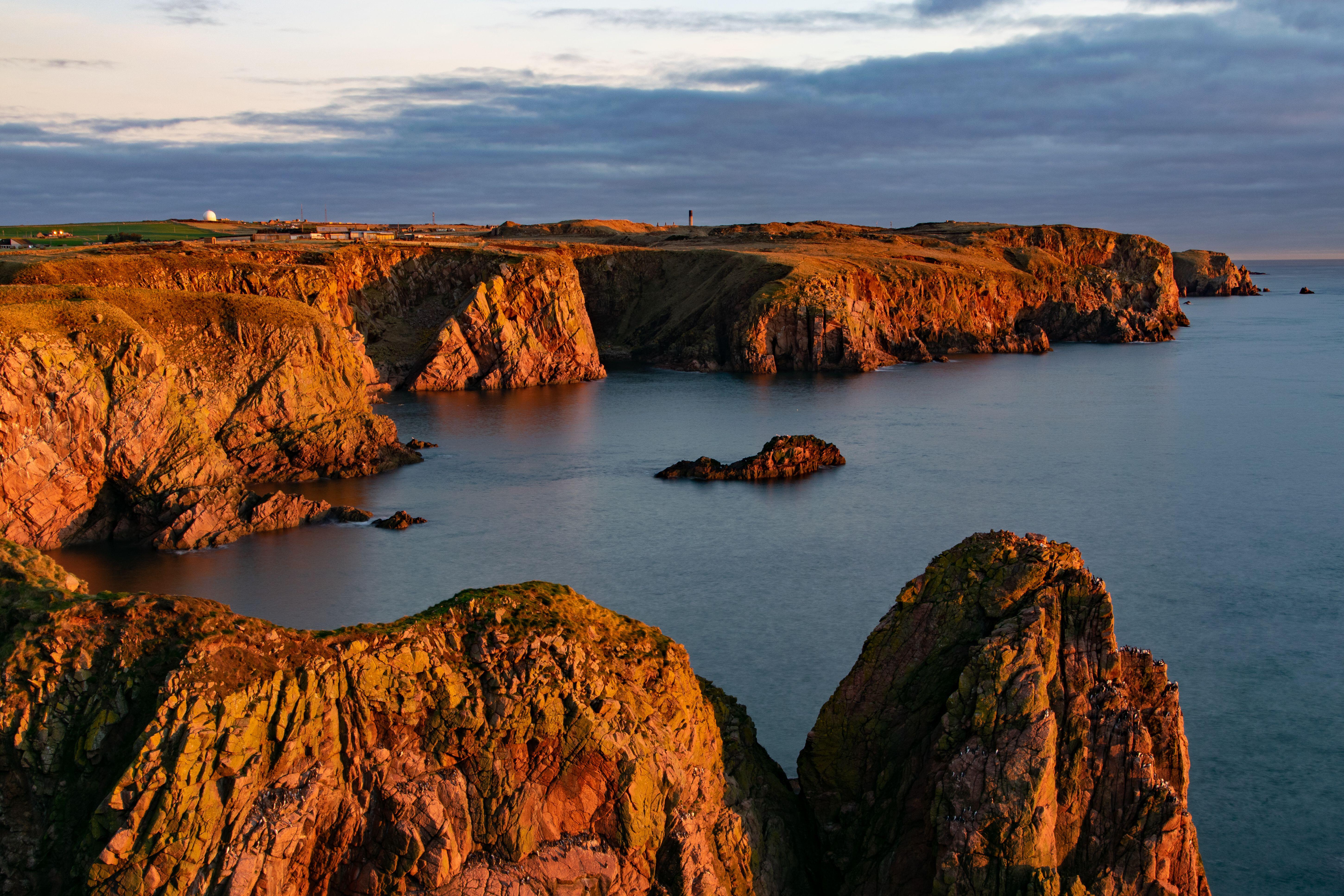 Bullers of Buchan, near Cruden Bay, Aberdeenshire (Alamy/PA)