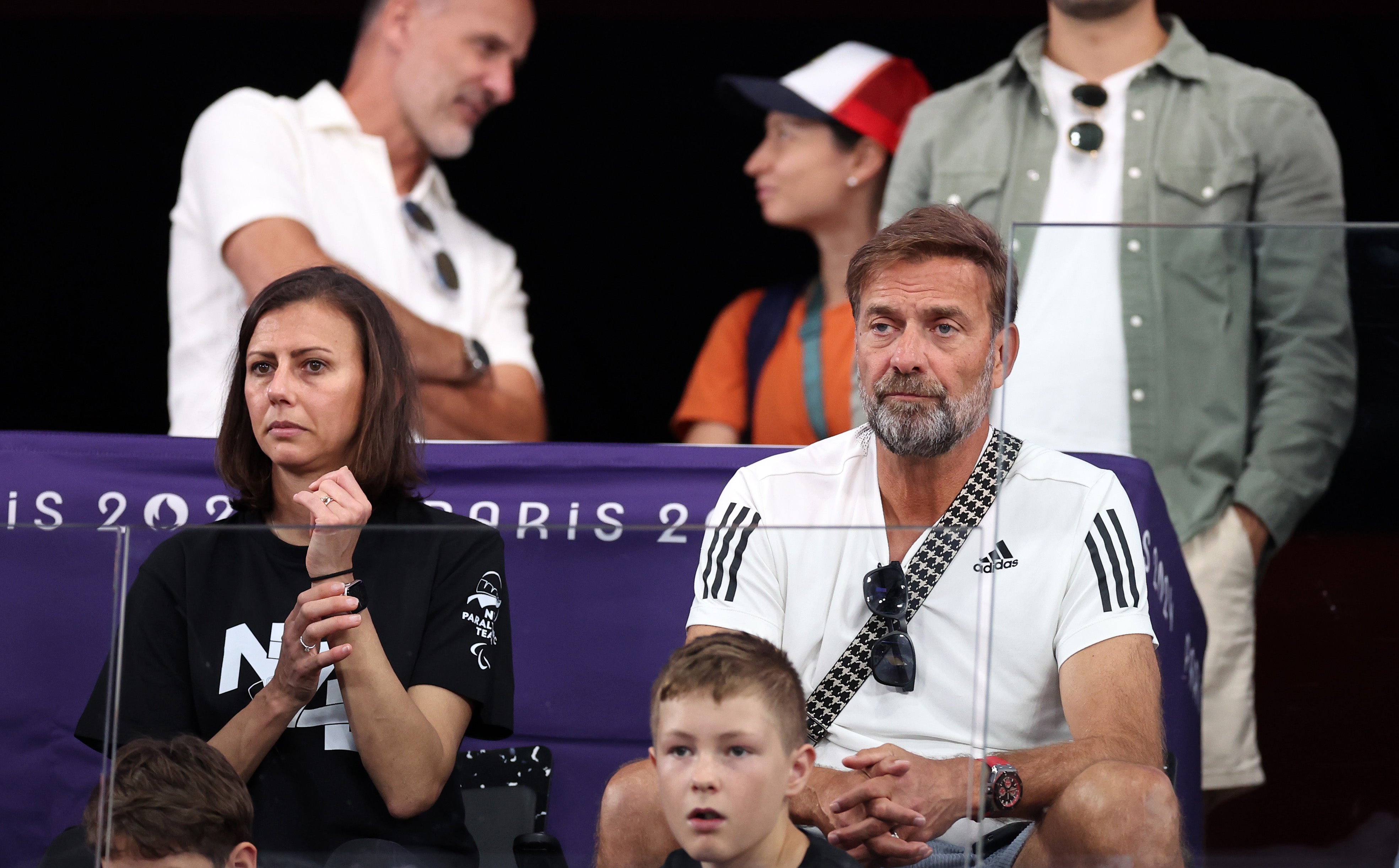 Jurgen Klopp at the Champs-de-Mars Arena, Paris for the Paralympic Games