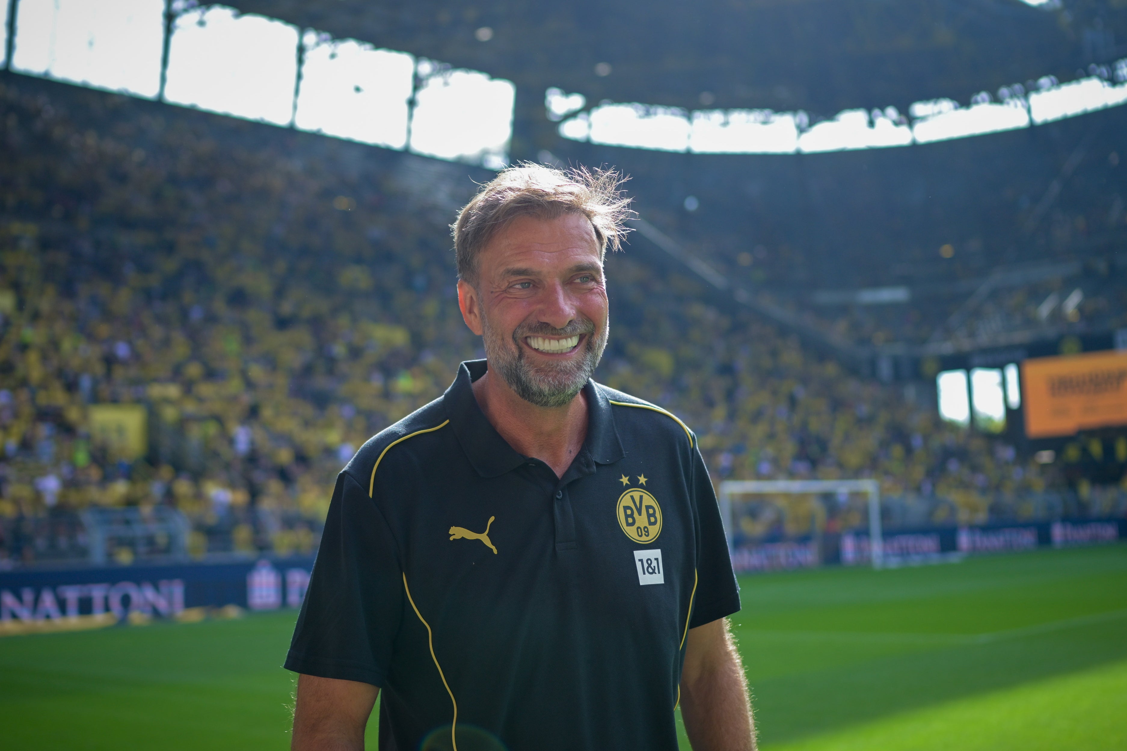 Jurgen Klopp at Borussia Dortmund's Signal Iduna Park in September