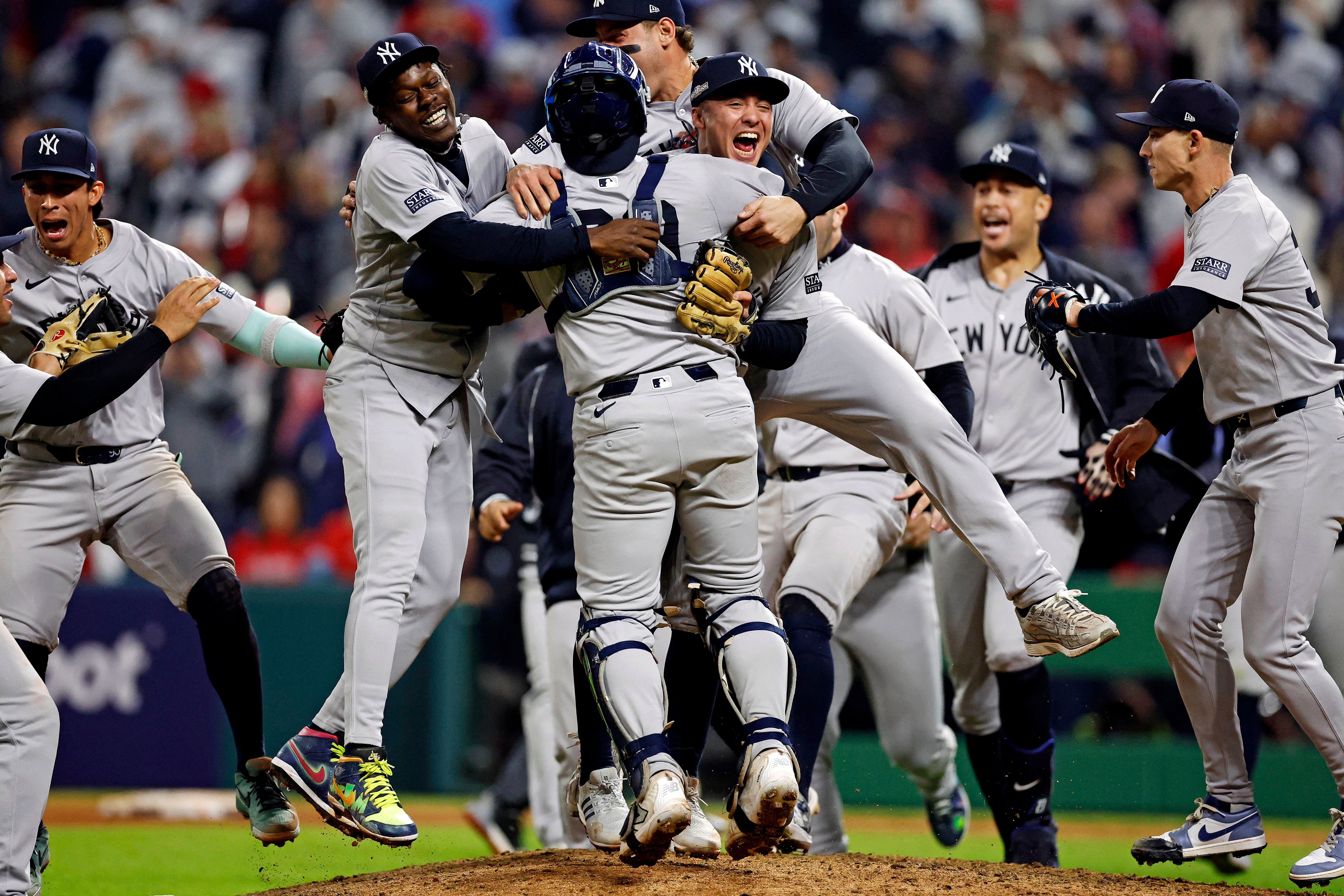 And they will face the New York Yankees, who downed the Cleveland Guardians