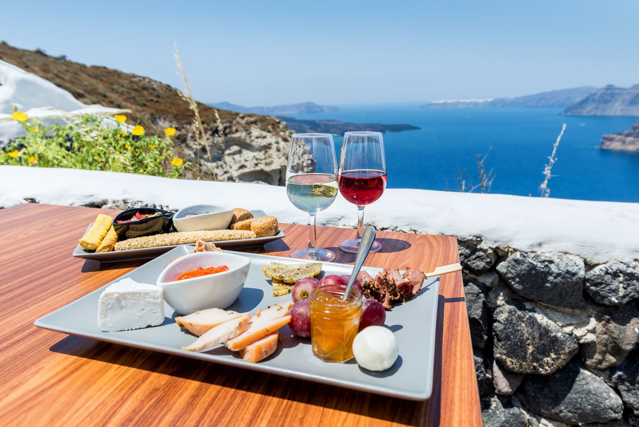 Passengers can enjoy wine tasting at local Greek vineyards during Variety’s wine cruise