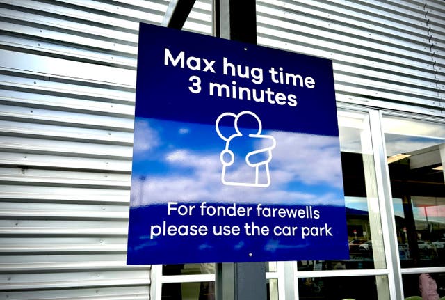 New Zealand Airport Hugs