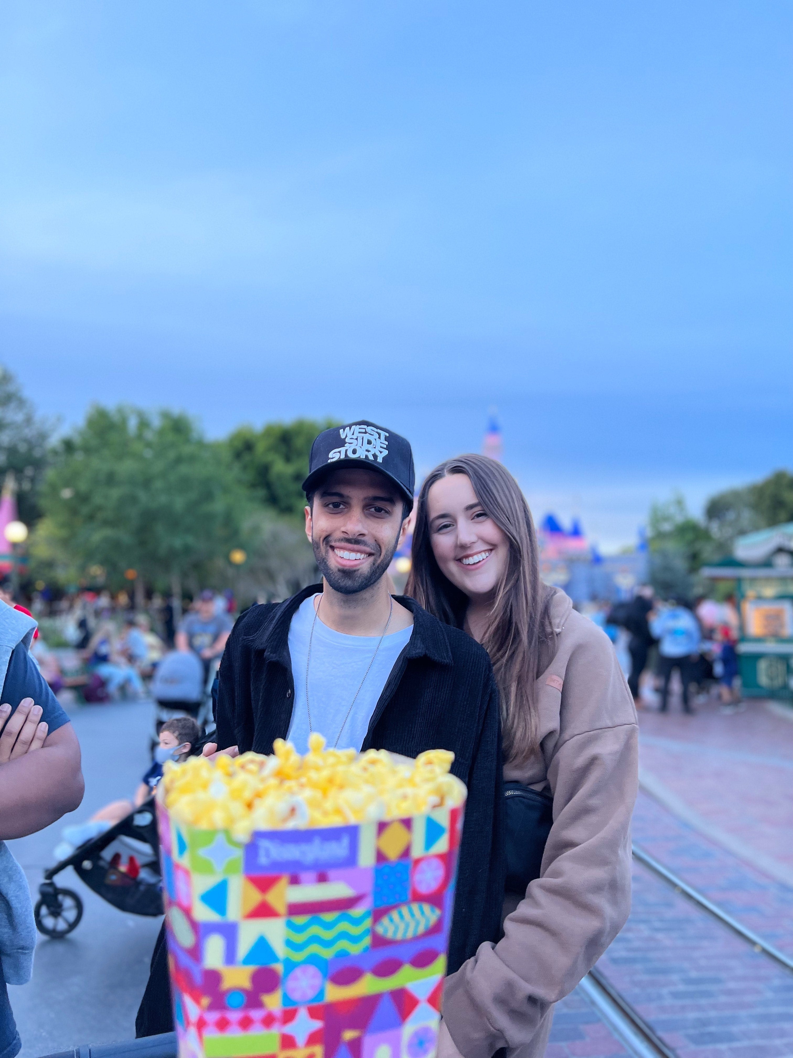 Stevie met his wife Allie at Disneyland