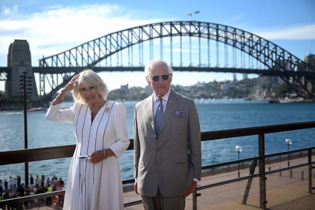 The King and Queen are visiting Australia (Victoria Jones/PA)