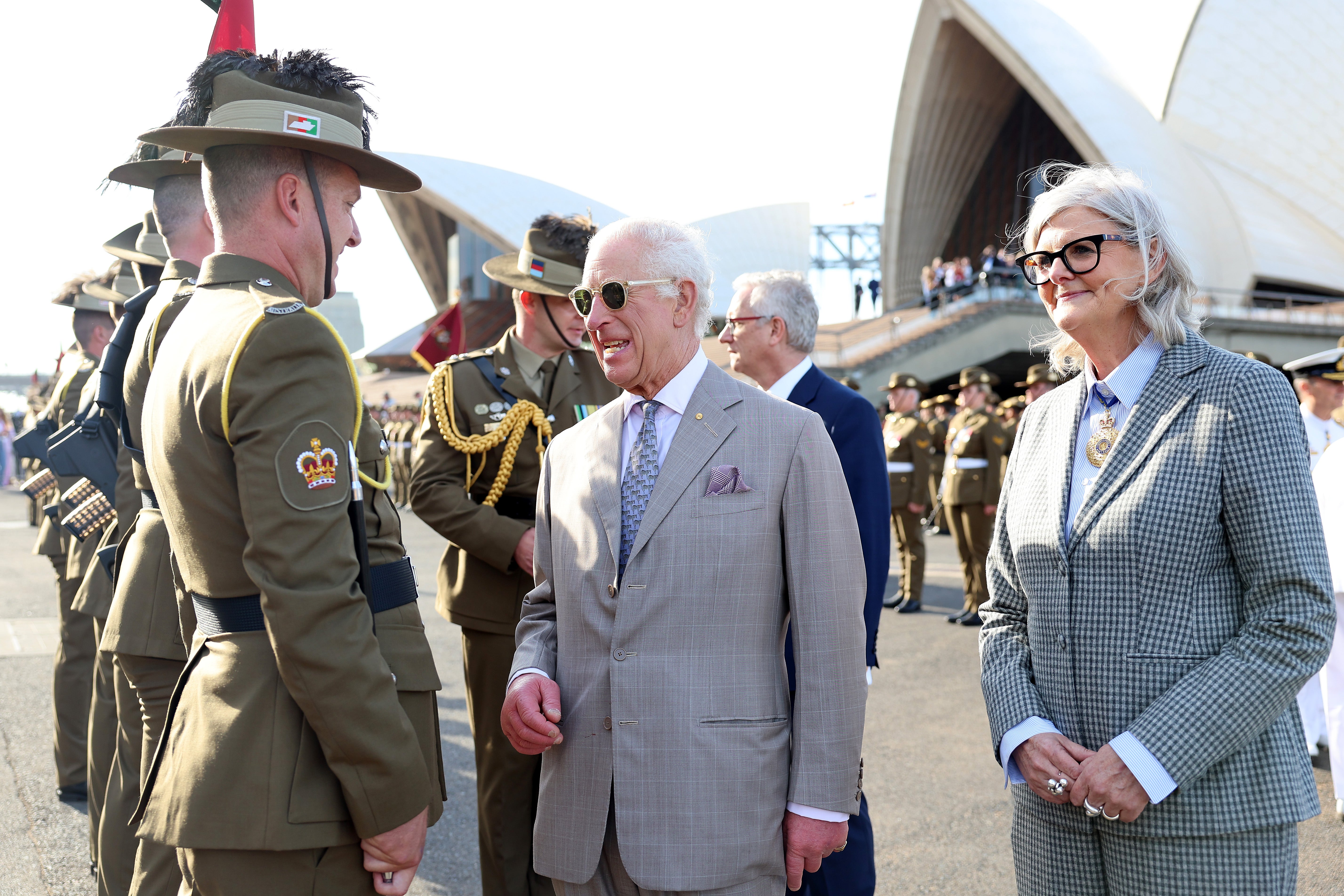 King Charles III and Governor-General of the Commonwealth of Australia