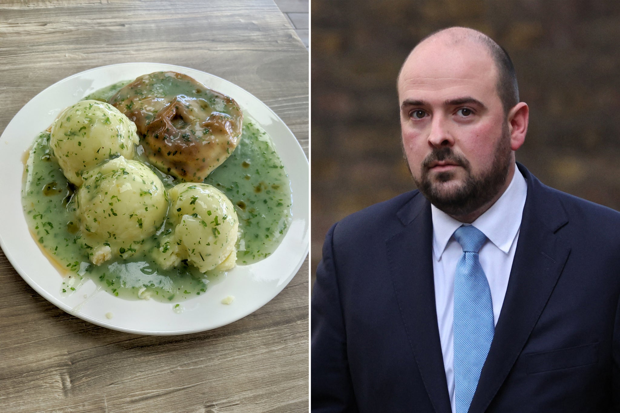 Richard Holden has started a campaign for traditional pie and mash to be given protected status