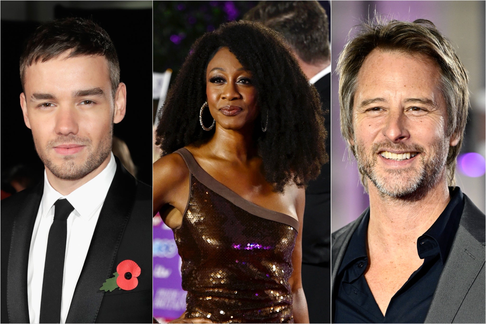 Estrelas como Beverley Knight (centro) e Chesney Hawkes (à direita) na premiação Pride of Britain de 2024 disseram que era necessário haver melhores proteções para artistas mais jovens na indústria musical