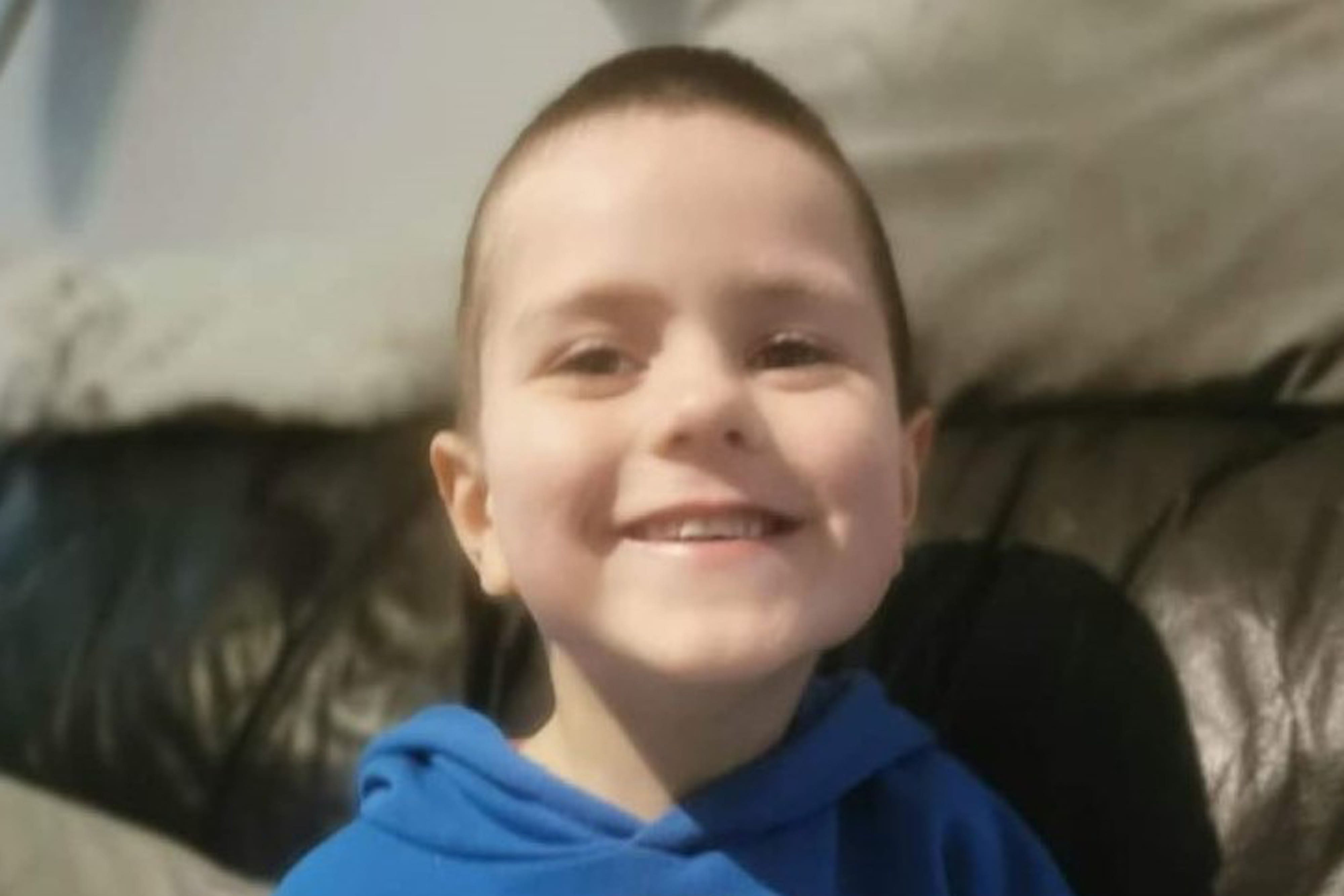 Irish police investigating the suspected murder of eight-year-old Kyran Durnin are searching a house in Co Louth (Gardai/PA)