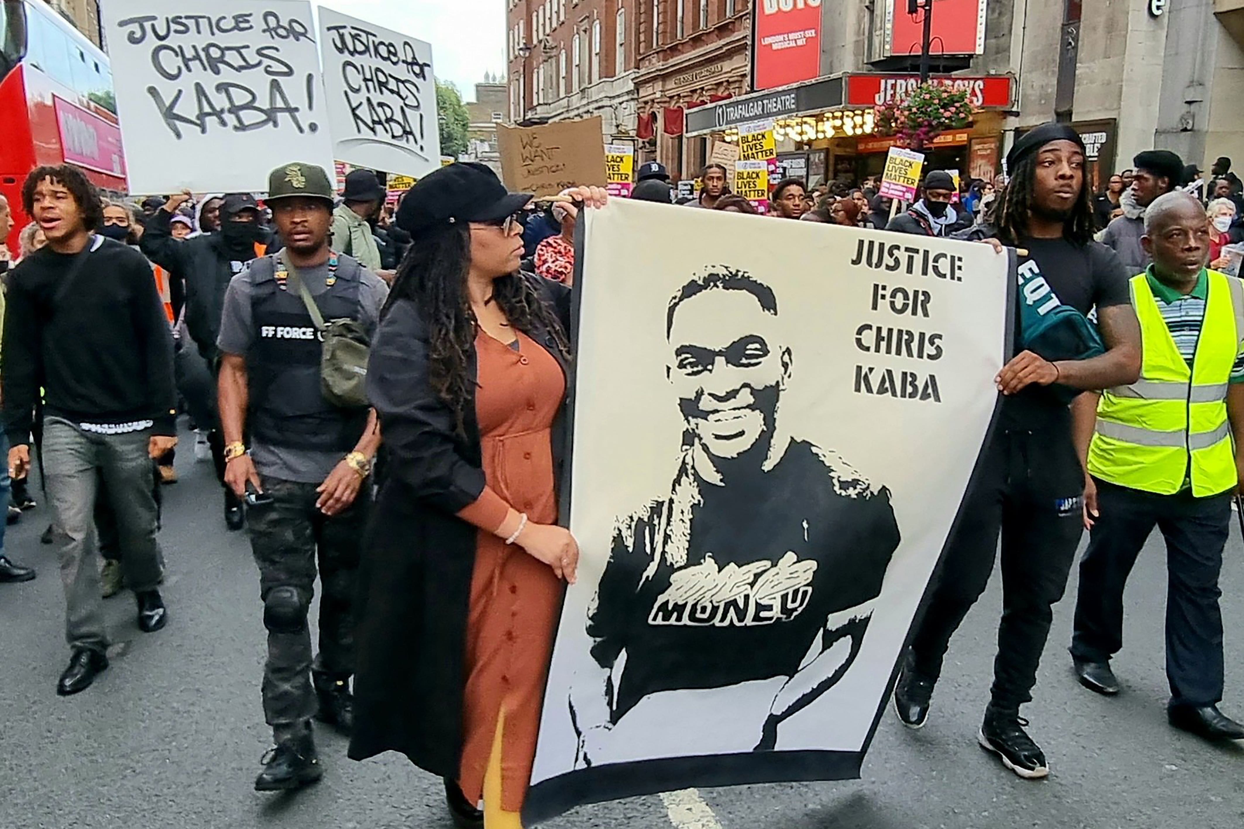 A Chris Kaba protest march (Left Unity/PA)