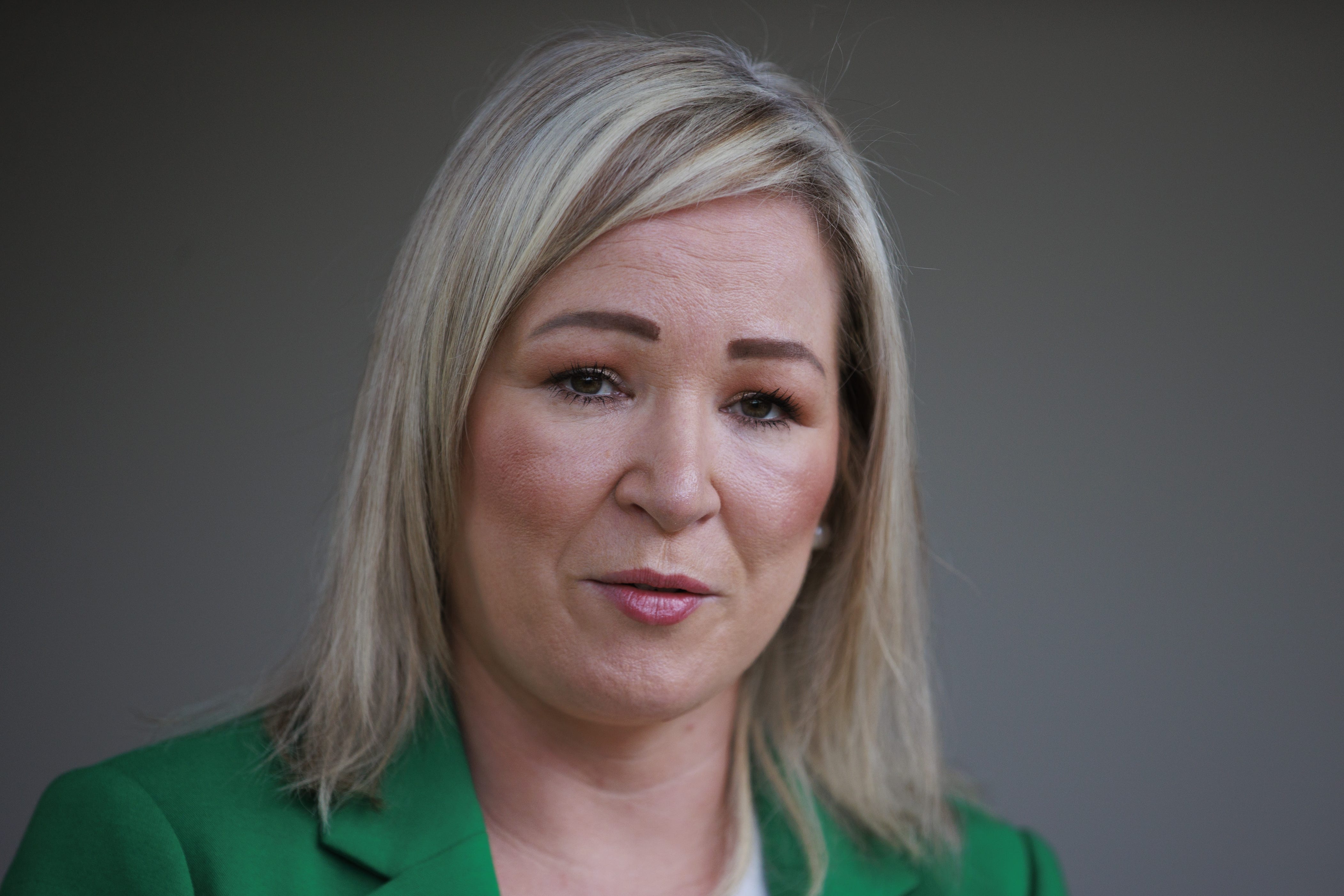 First Minister Michelle O’Neill made an updated statement to the NI Assembly on Tuesday (Liam McBurney/PA)