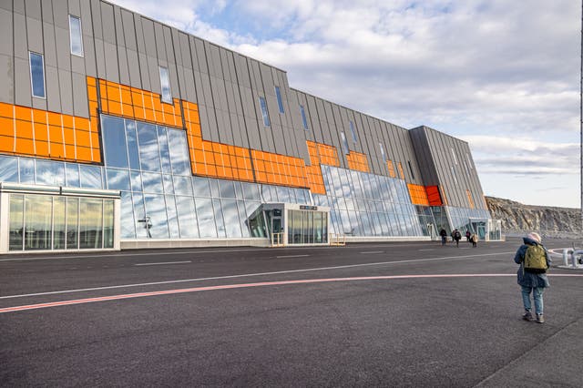 <p>The main building at new airport in Nuuk, Greenland </p>