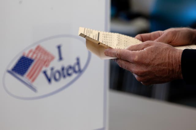 <p>A Pennsylvania man has been charged with threatening to kill a representative of a state political party who was recruiting poll watchers (stock image) </p>