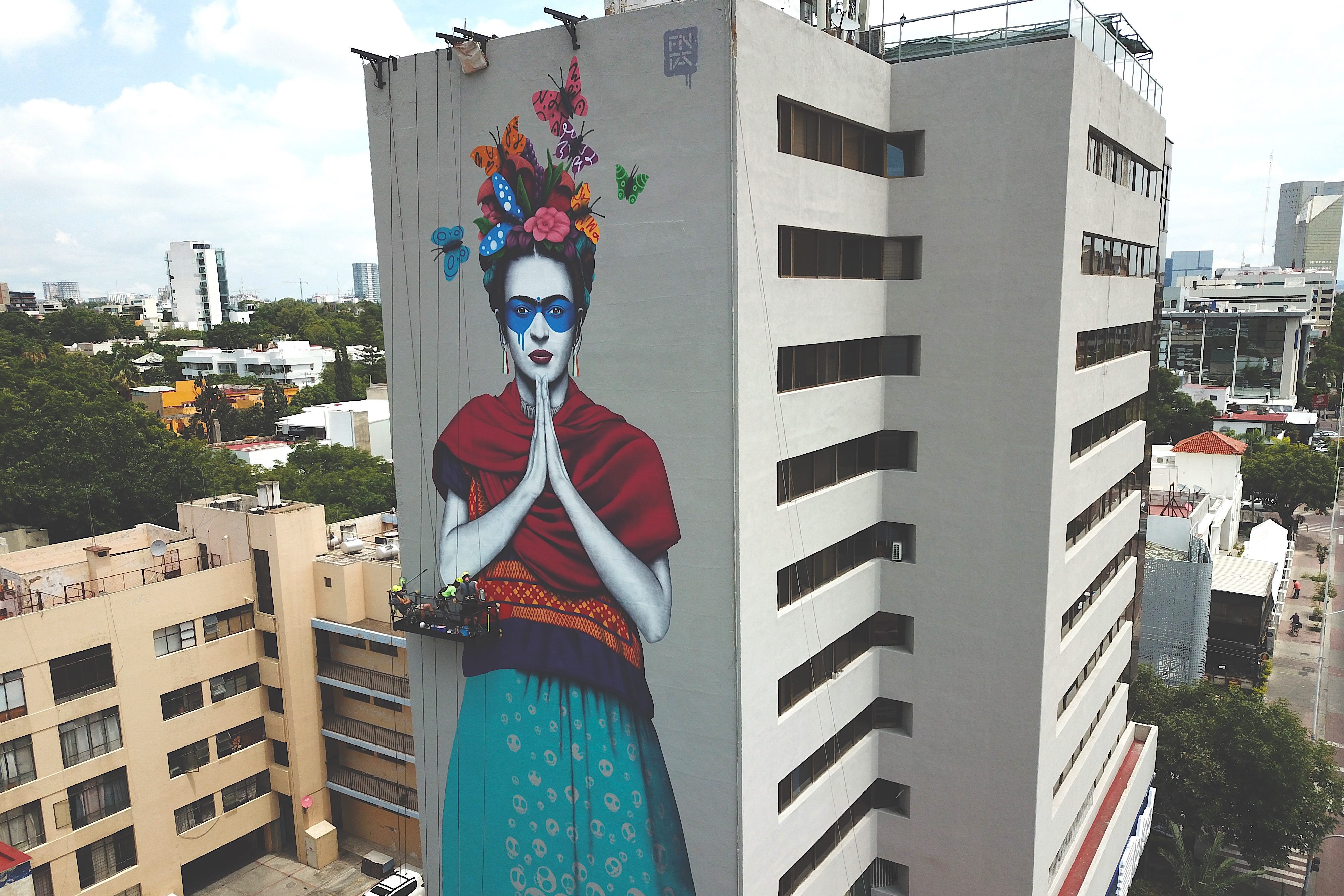 A Fin DAC mural in Mexico (Fin DAC/PA)